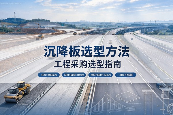 越西沉降板选择方法