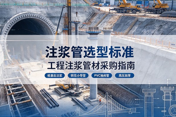 越西注浆管选型标准