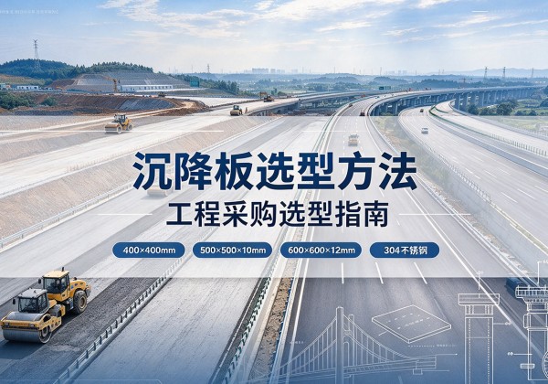 越西沉降板选择方法