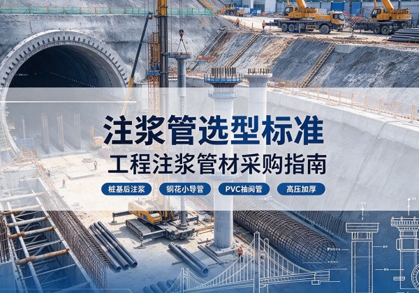 越西注浆管选型标准